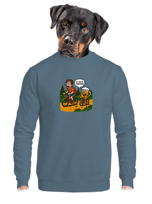 unisex mikina bez kapucne