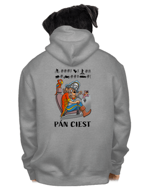 Pán ciest pánska mikina na zips Light Melange