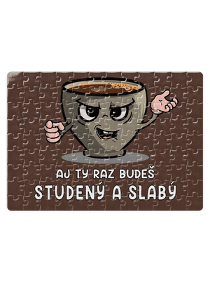 Studená káva puzzle White