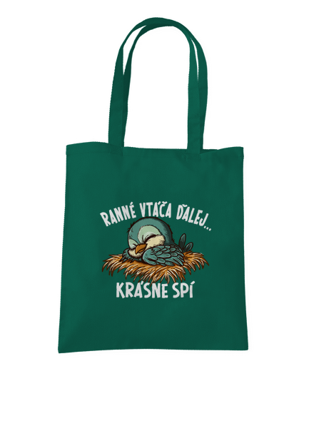 Ranné vtáča spí taška Bottle Green WM
