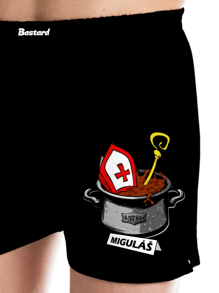 Miguláš pánske trenky Black