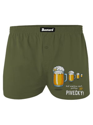 Pivečka pánske trenky Khaki