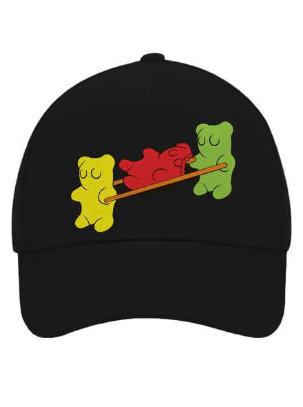 Gumkáči šiltovka baseballka Black