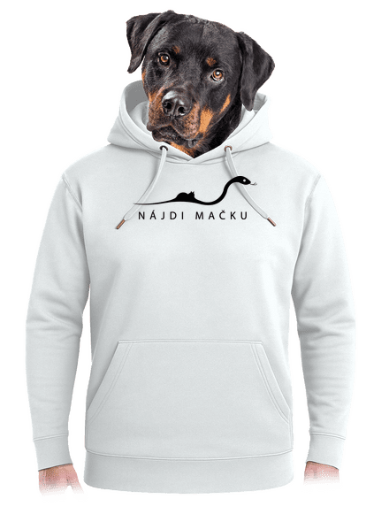 Nájdi mačku unisex mikina premium Snowwhite