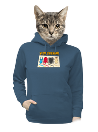 dámska mikina klokanka