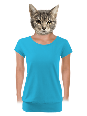 dámske tričko s lemom