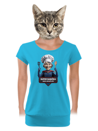 dámske tričko s lemom