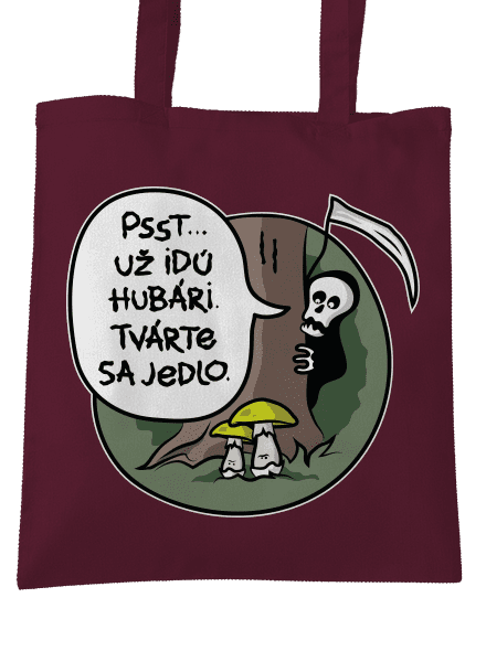 Muchotrávky zelené taška Burgundy