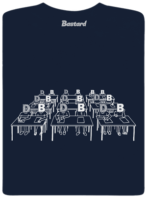 Cimrman: Debil, blbeček pánske tričko Navy