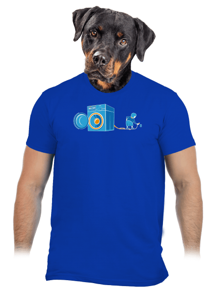 Práčka pánske tričko Royal Blue