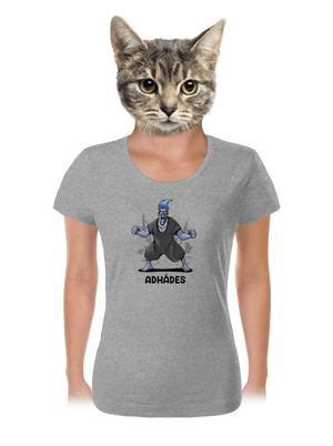 Adhádes dámske tričko Dark Gray Melange