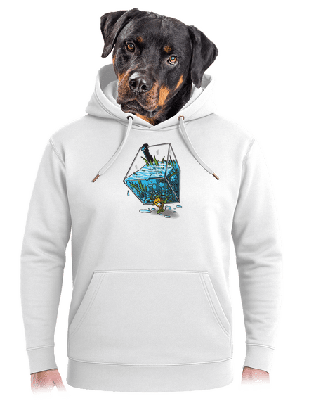 Migrujúca rybka unisex mikina premium Snowwhite