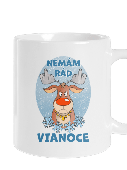Nemám rád Vianoce klasický hrnček White