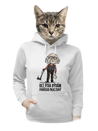dámska mikina klokanka