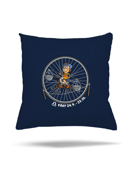 Cyklistický horoskop: Váhy vankúš Dark Navy