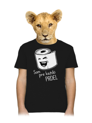 Prdel detské tričko Black