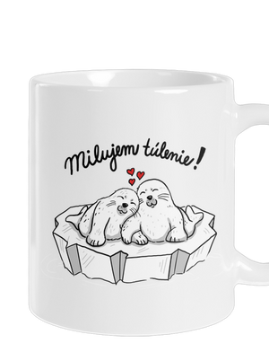 Milujem túlenie klasický hrnček White