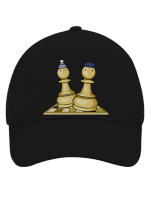 Šach a Mat šiltovka baseballka Black