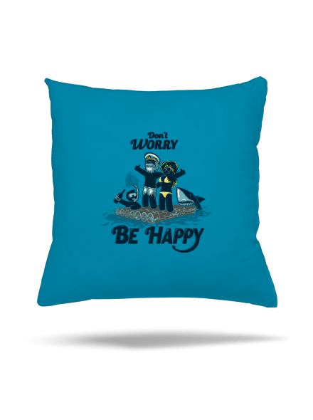 Don't worry vankúš Blue Turquoise