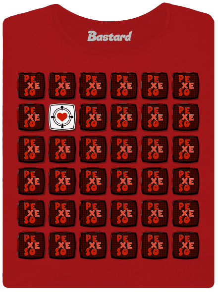 Pexeso dámske tričko Red Mal