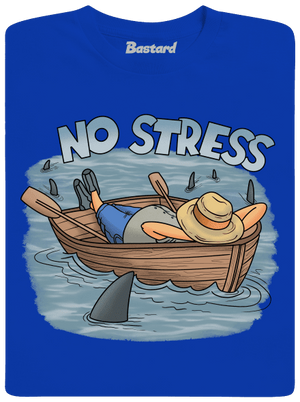 No stress detské tričko Royal Blue