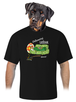 Veľkonočný ležiak unisex tričko oversized Black