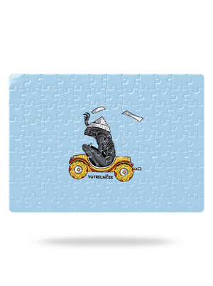 Votrelníček puzzle White