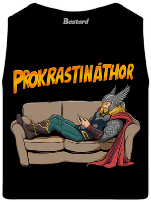 Prokrastináthor pánske tielko Black