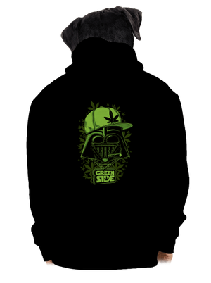 Green Side pánska mikina na zips Black