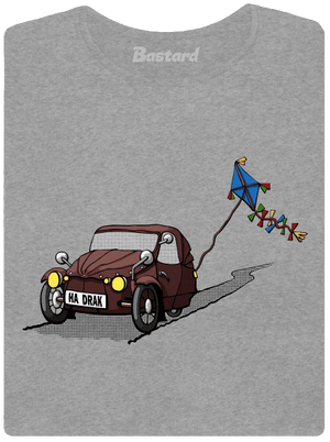 Hadrák dámske tričko Dark Gray Melange