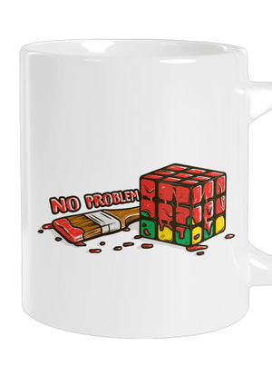 No problem veľký hrnček White