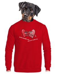 unisex mikina bez kapucne