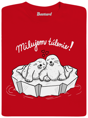 Milujem túlenie detské tričko Red