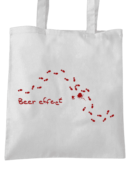 Beer effect! taška White