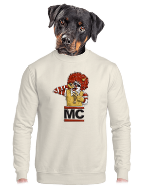 unisex mikina bez kapucne