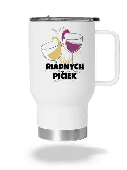 Klub riadnych pičiek termohrnček White