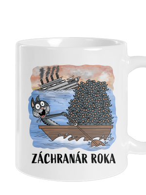 Záchranár roka klasický hrnček White