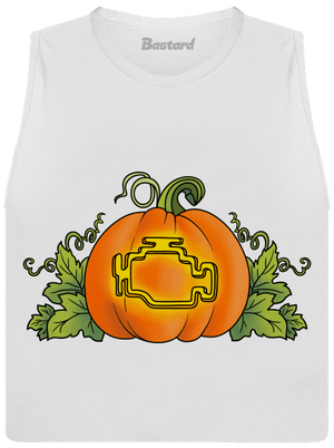 Strašidelný Halloween dámske tielko voľné White