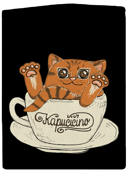 Kapučičíno dámska mikina na zips Black