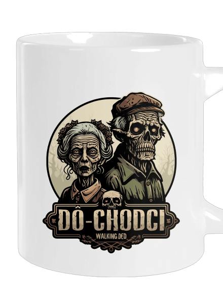 Dô-chodci veľký hrnček White