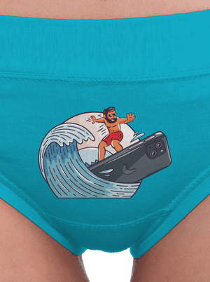 Som surfer dámske nohavičky Turquoise