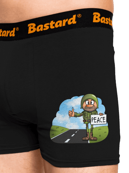 Peace boxerky Black