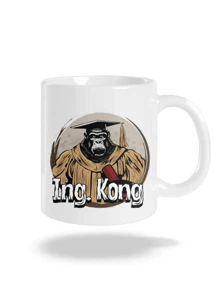 Ing. Kong klasický hrnček White
