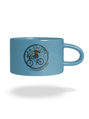 Cyklistický horoskop: Strelec hrnček makronka Blue Macaron