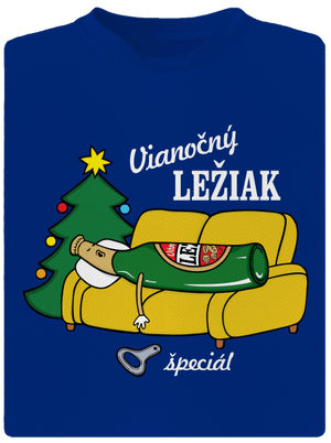 Vianočný ležiak pánske športové tričko Royal Blue Mal