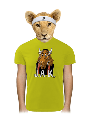 Jak detské športové tričko Neon Yellow