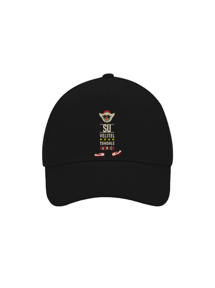 Velitel šaškecu šiltovka baseballka Black