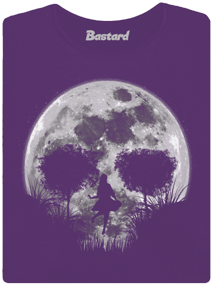 Smrtiaci spln dámske tričko prémium Purple