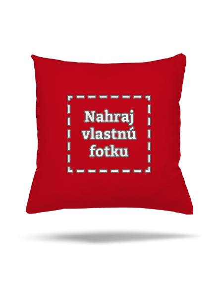 Vlastná potlač vankúš Red