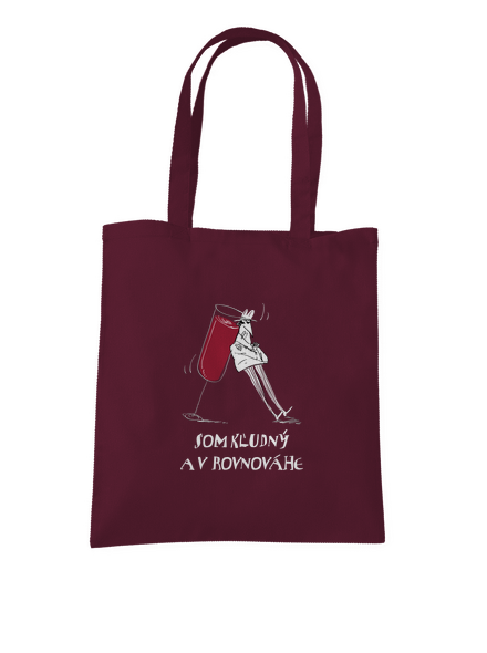Pokojná rovnováha taška Burgundy